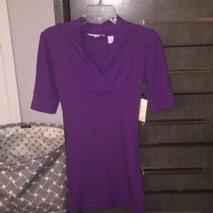 Derek Heart ripped short sleeve tunic